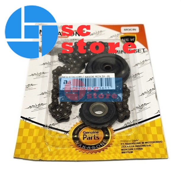 Rantai Keteng Komplit Mocin 25H 90L Nakasone