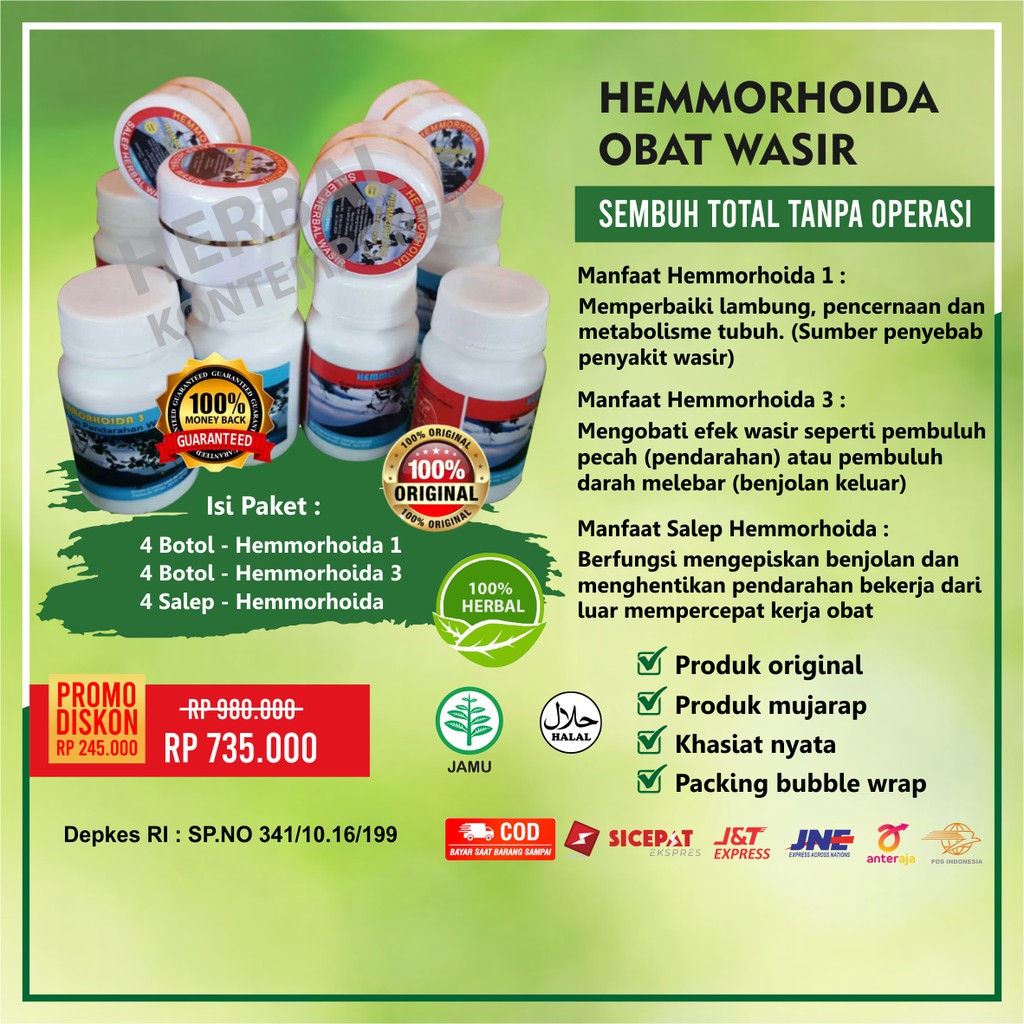 

Hemmorhoida 8 Obat 4 Salep Herbal Wasir Ambeyen Ambeien Berdarah Darah Radang Original Asli Ampuh