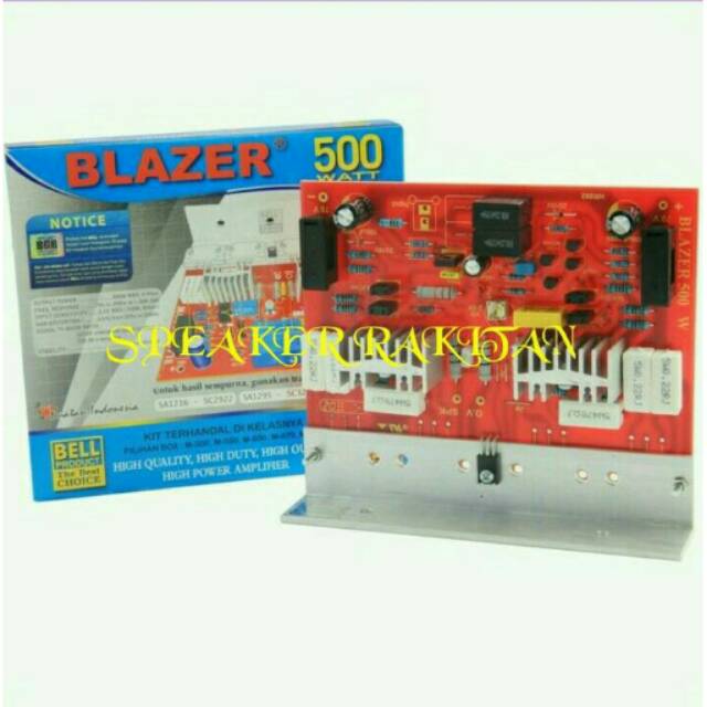 Kit power amplifier mono blazer 500W -TR