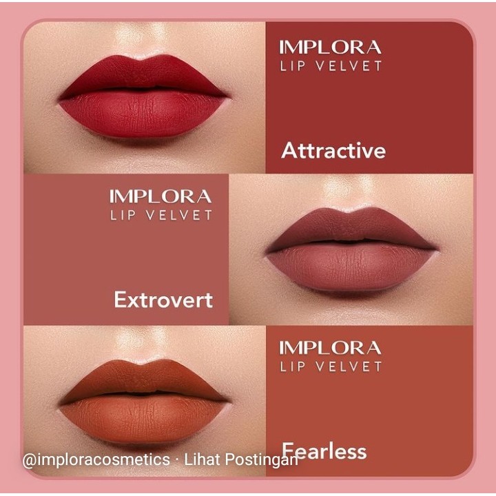 IMPLORA LIP VELVET | Lip Cream Velvet Matte/IMPLORA/Velvet