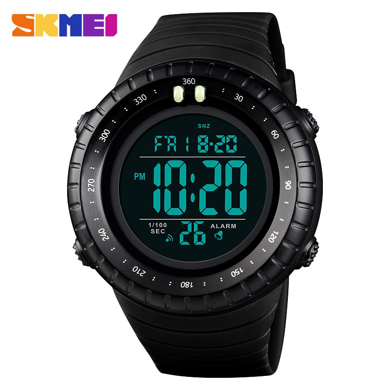 Jam Tangan Pria Digital Skmei 1420 Water Resistant 50M - Jam Tangan Sport - Jam Tangan Olahraga