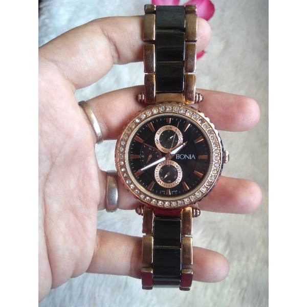 JAM TANGAN WANITA BONIA KERAMIK AUTH PRELOVED