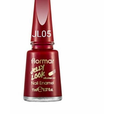 ♜ Flormar Jelly Look Nail Enamel (JL47-JL26-JL54-JL15-JL55-JL32-JL13-JL41-JL05) Ω