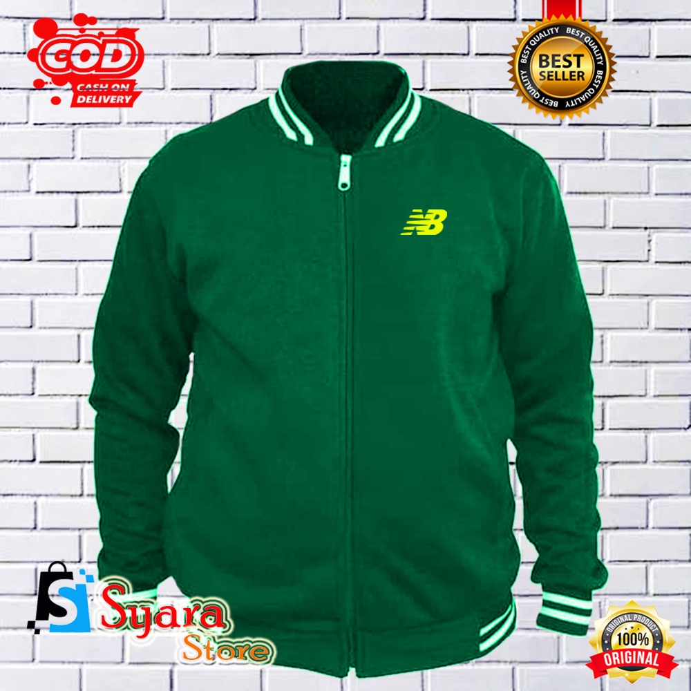Syara Store / Jaket Varsity Baseball NB Kuning/ Jaket Distro Varsity / Jaket Baseball / Jaket Distro