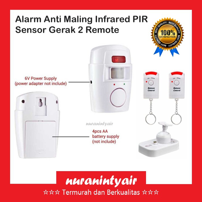 Alarm Rumah Alarm Anti Maling Sensor Gerak - Window Entry Alarm Pintu