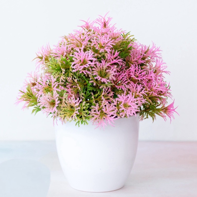 COD /POT TANAMAN  BUNGA HIAS BUNGA DEKORASI RUANGAN BUNGA PLASTIK HIAS P2040-6