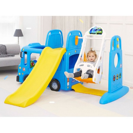 Iconix Tayo Bus Slide & Swing 218067 Mainan Perosotan