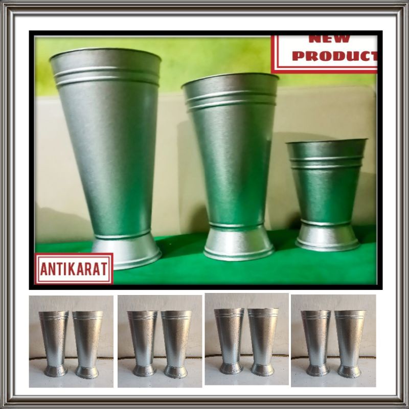 VAS BUNGA HIAS /  POT BUNGA HIAS ( Tinggi 20 cm )