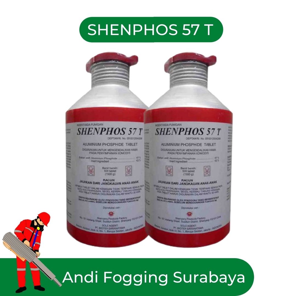 OBAT KUTU FUMIGASI SHENPHOS 57 T