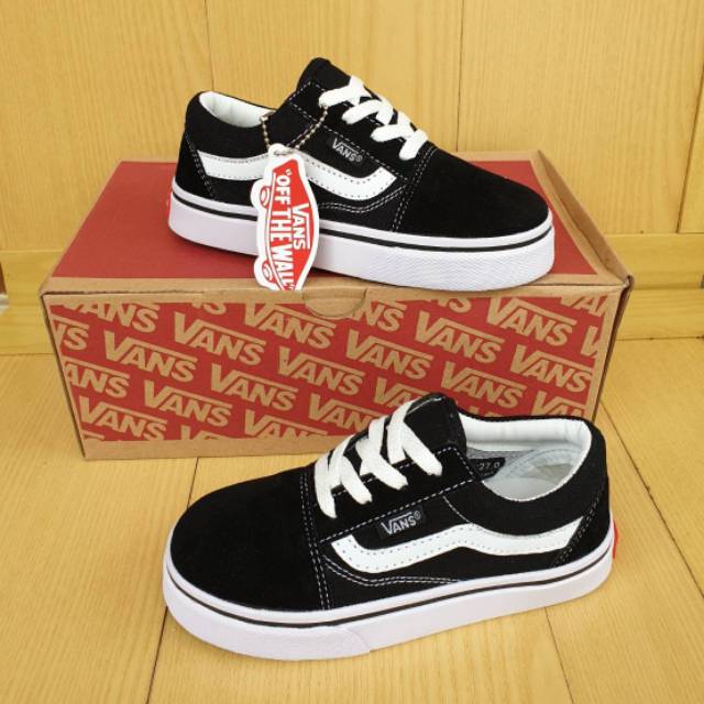 Sepatu Vans77 0ldsk00l Anak laki-laki dan perempuan Tali sepatu anak tk sd