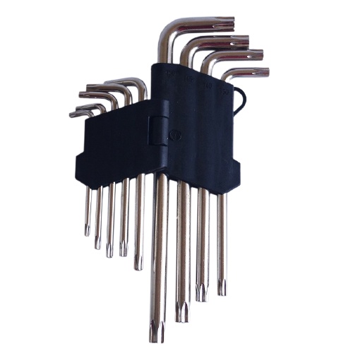 Kunci L Bintang 9 Set Hex Key Wrench 0189 M Lengkap Konci L Satu Full Set Silver Best Seller Segi Li