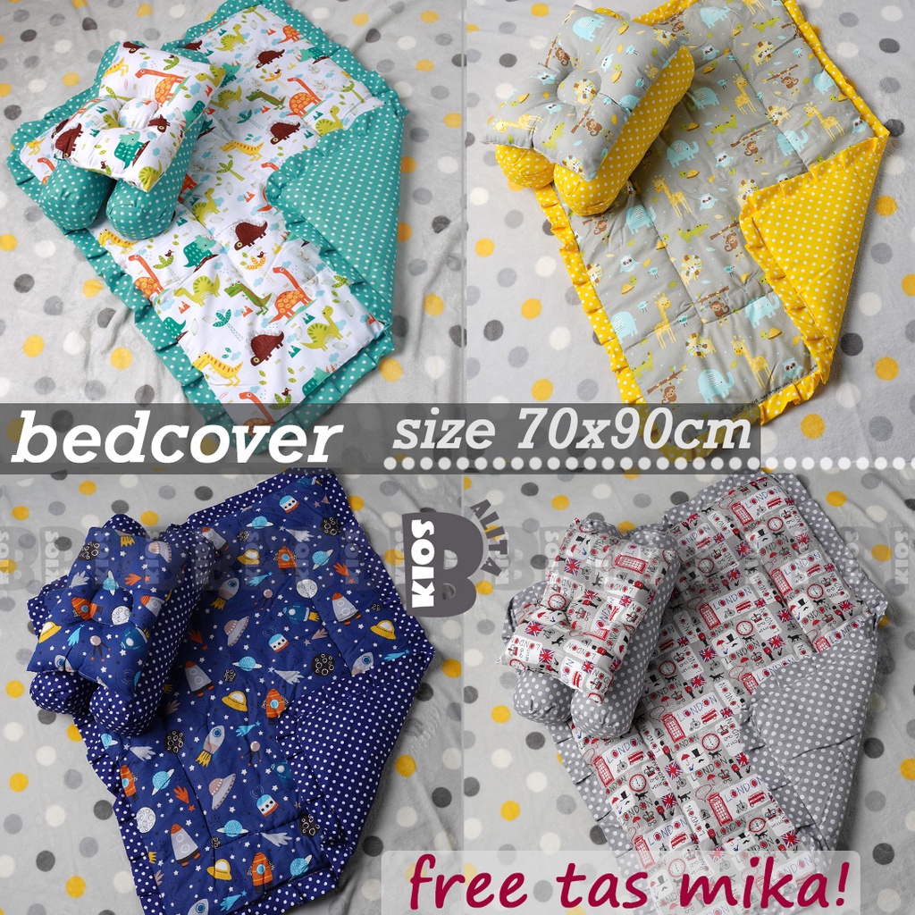 FREE TAS MIKA!! BED COVER SET BAYI TERMURAH!! BABY BEDDING