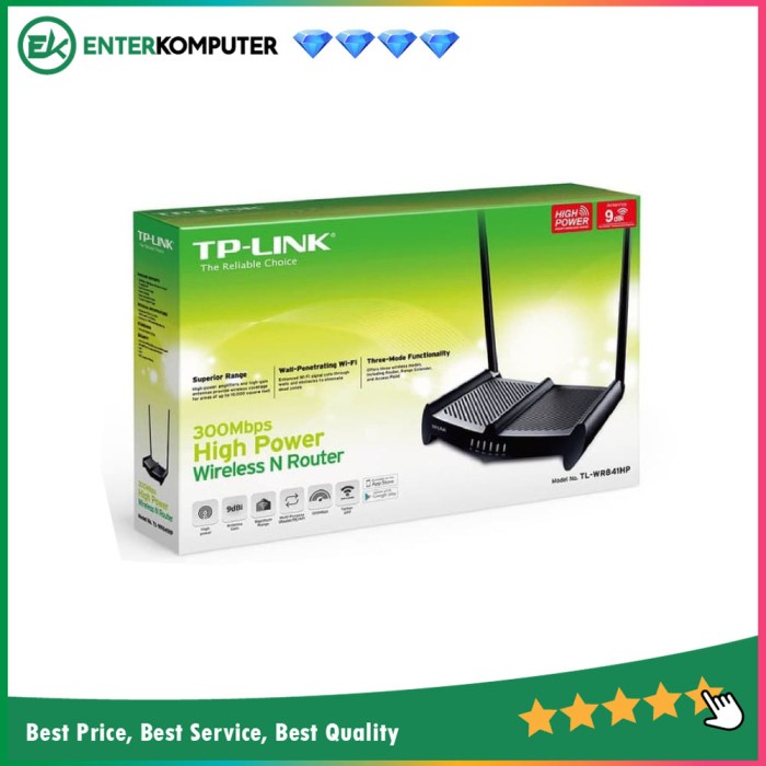 TP - Link 300Mbps Wireless N Router TL-WR841HP HG