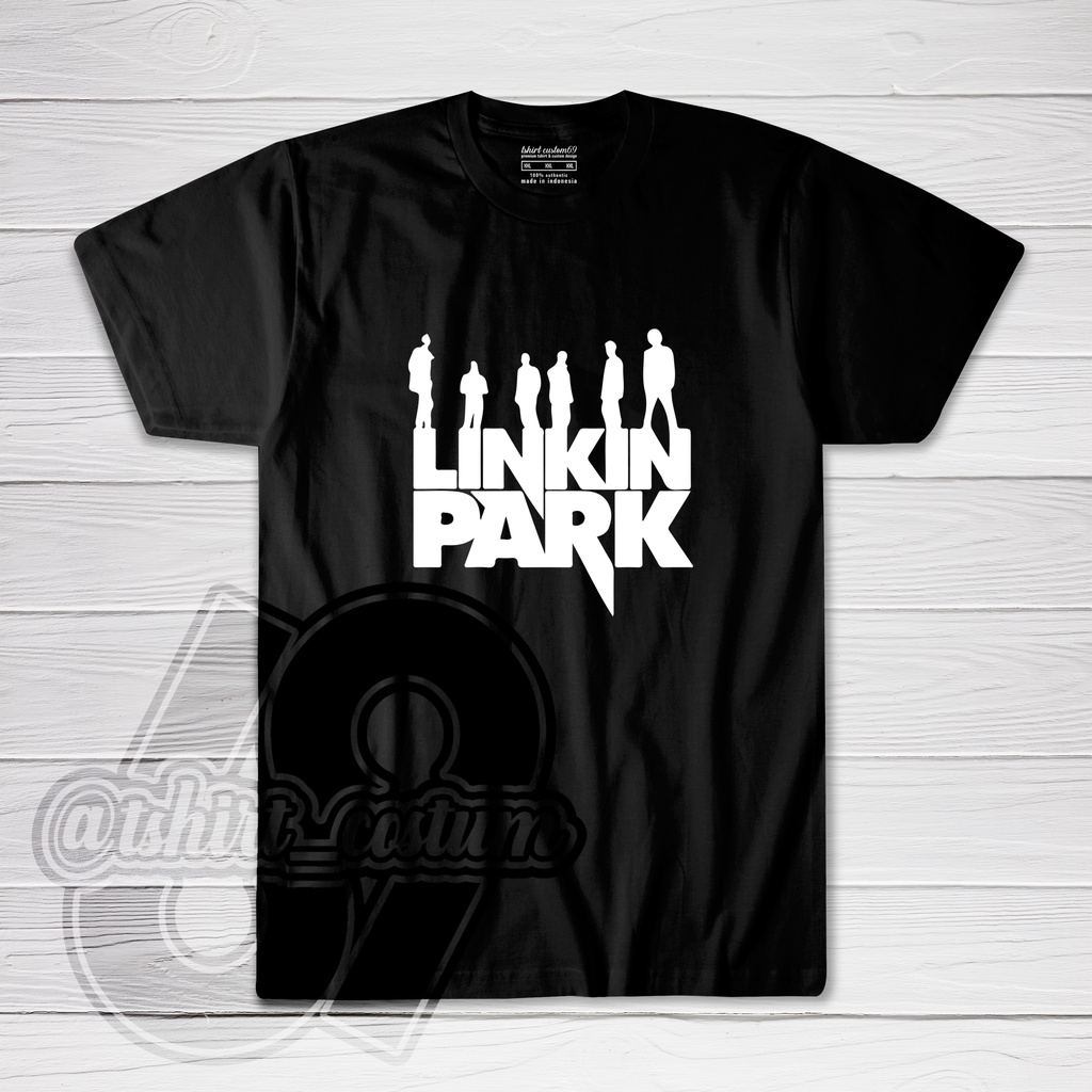 Kaos Linkin Park Baju Band Linkin Park Bahan Distro Lembut Dan Nyaman Dipakai.