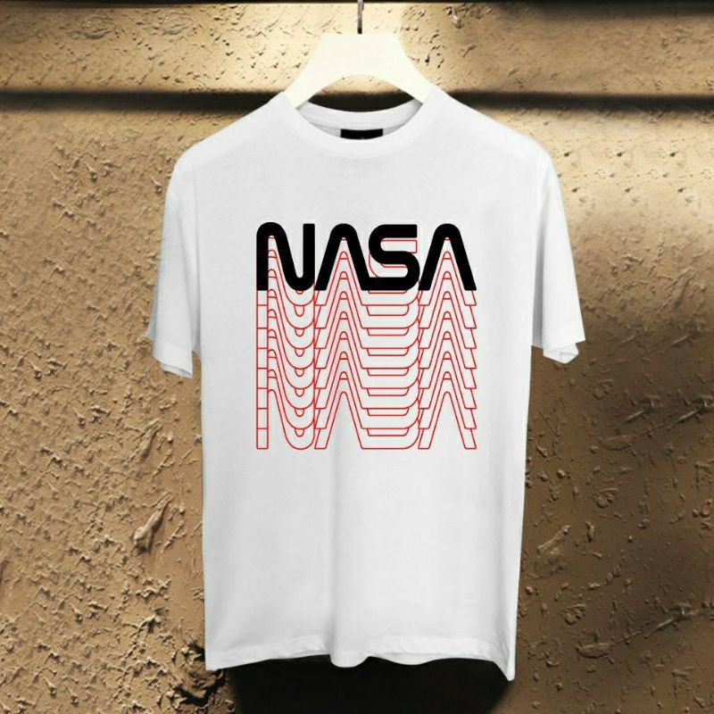 Fourfashion Kaos Pria Kaos Distro NASA LIST FN333