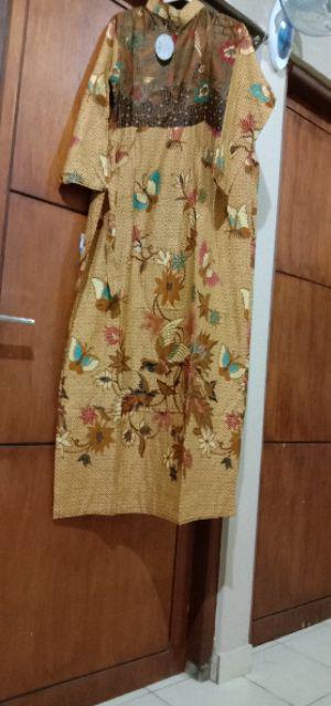 Gamis Batik Manggar, Padi,sekar,cantik,kubis,kipas,daun,kupu,nadine,gendis