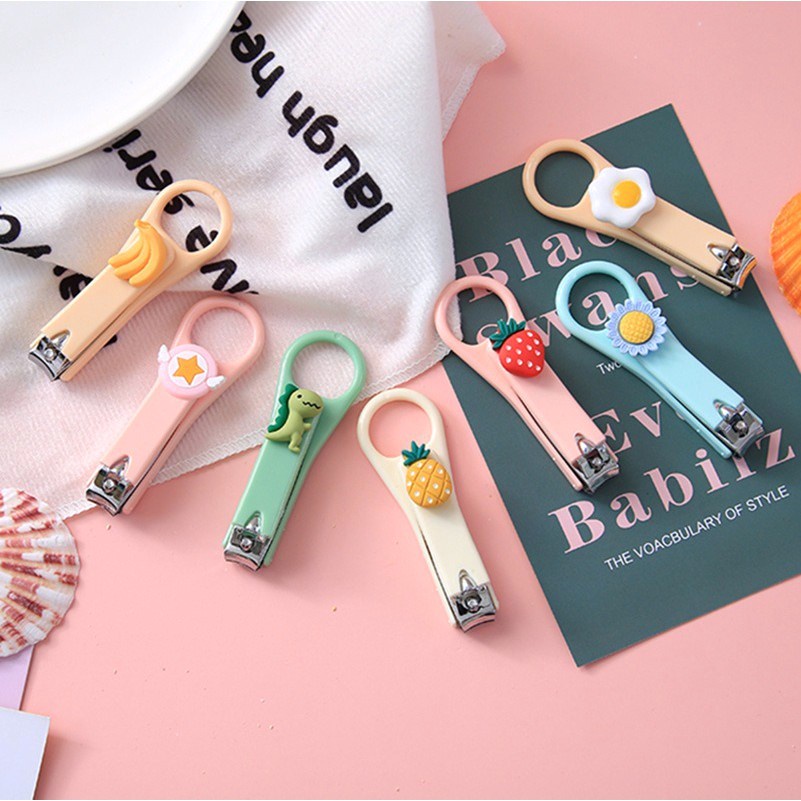 GUNTING KUKU KARAKTER MOTIF LUCU NAIL CLIPPER MINI ANAK DEWASA TAJAM ALAT PEMOTONG KUKU WARNA WARNI MURAH AESTHETIC