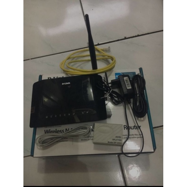 D-LINK DSL-2730E Wireless N150 Adsl2 Modem Router ( Bekas )