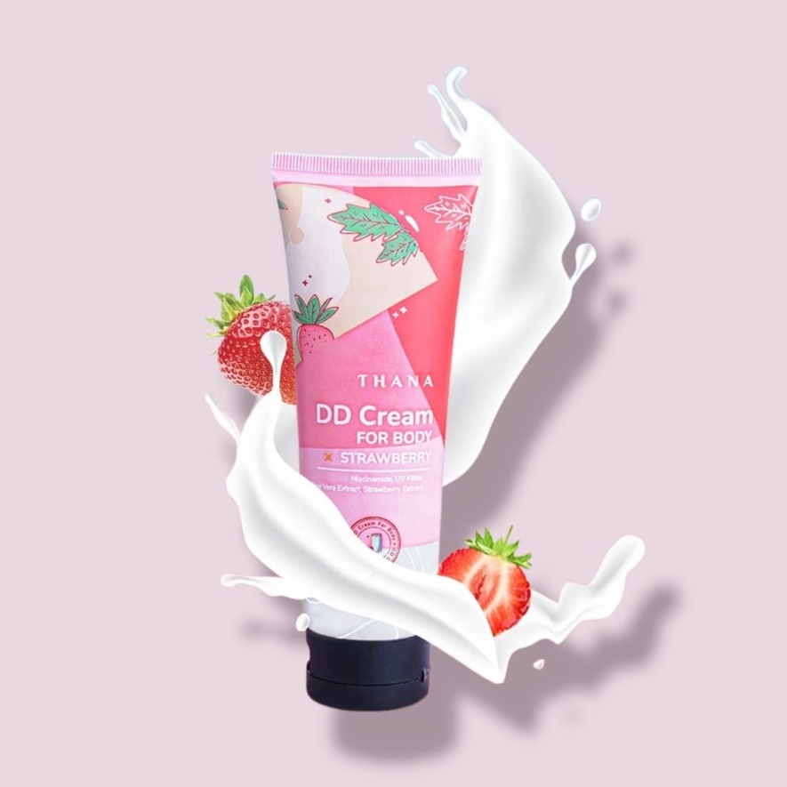 DD CREAM STRAWBERRY BODYCARE THANA BEAUTY