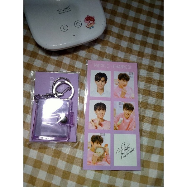 (booked) keyring photocard  Chanyeol x Nacific