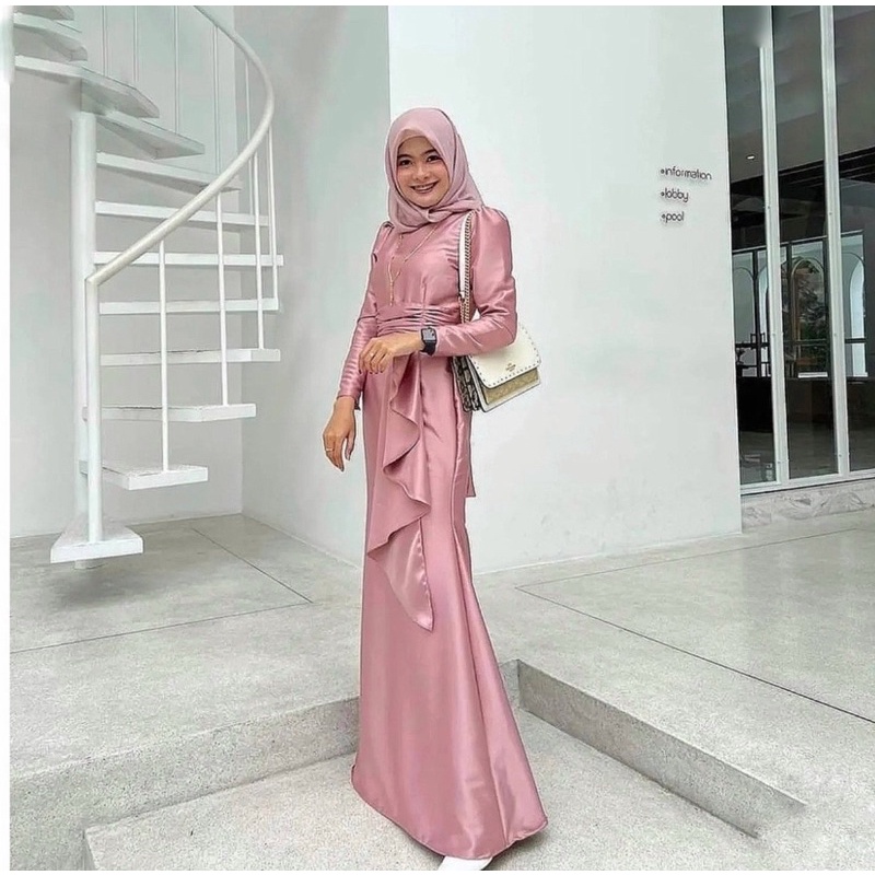 Dress Bridesmaid Malaysian (Satin Dress)