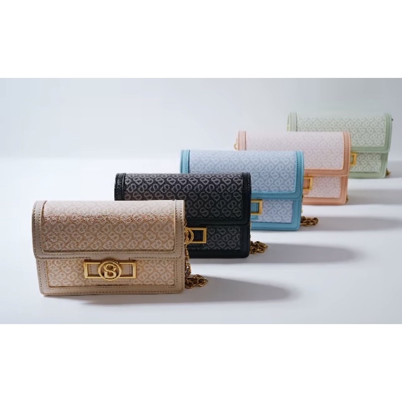 Buttonscarves izzy bag beige