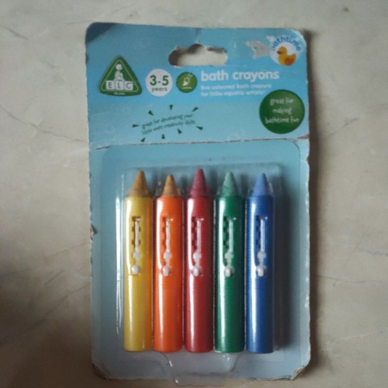 

ELC bath crayons 5 colors