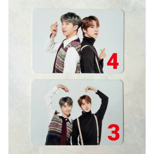BTS 5th Muster Mini Photocard PC Unit Namjin RM Jin