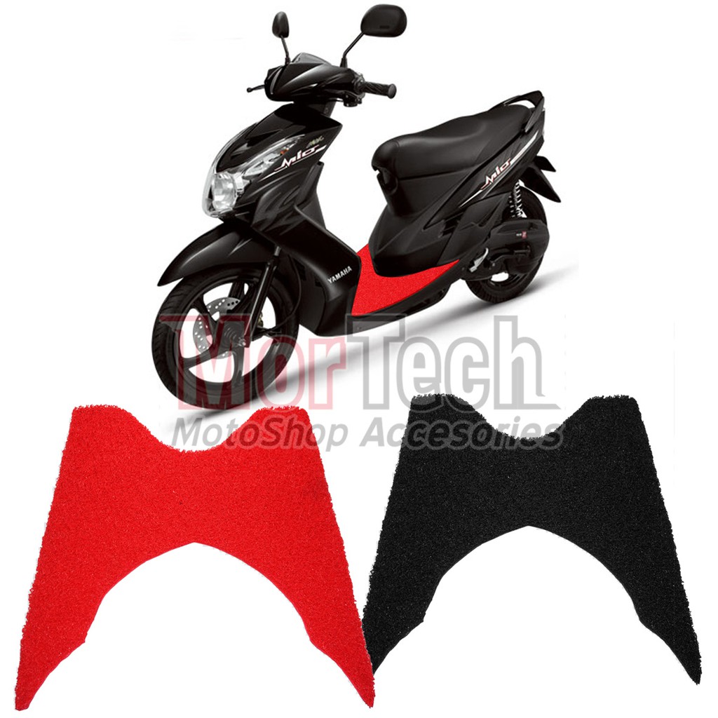 Karpet Serabut Mie Bihun Keset Alas Pijakan Kaki Dek Variasi Mio Soul 110 / Mio Soul GT 115 Hitam Me