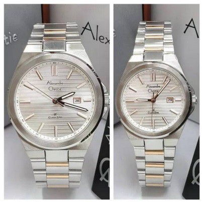 Original Alexandre Christie Jam tangan couple AC8563/ ac 8563 LD MD BTRSL