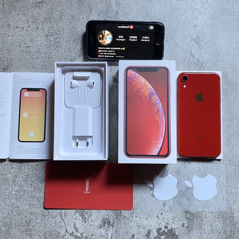 iPhone XR 128GB Second IBOX RED