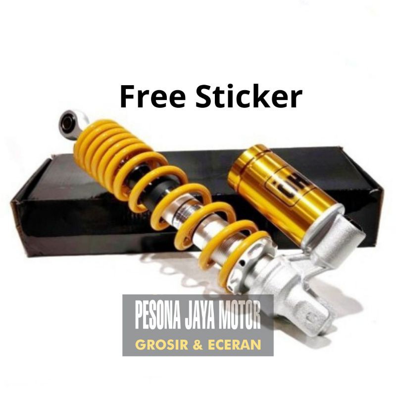 Shock Tabung Shockbreaker Tabung Bawah Free sticker Ukuran Vario,Vario 125,Vario 150,Beat,Scoopy,Mio,Mio Soul,Fino,Xeon,Xride,Genio Dan Motor Lain Nya