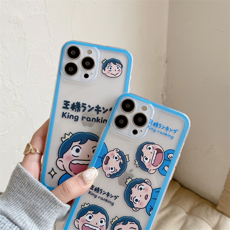 IPHONE Kartun Lucu Pangeran Ponsel Pelindung Soft Case Cover Untuk Iphone7 8 PLUS X XR XS 11 12 13 PRO MAX SE 2020 Pelindung Tahan Guncangan