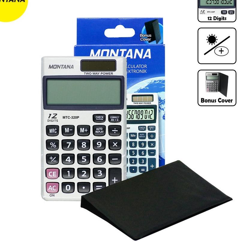 

#PRICEDISCOUNT Calculator / Kalkulator Montana MTC 320 P/ 12 Digits ✅【Harga Hemat】❤