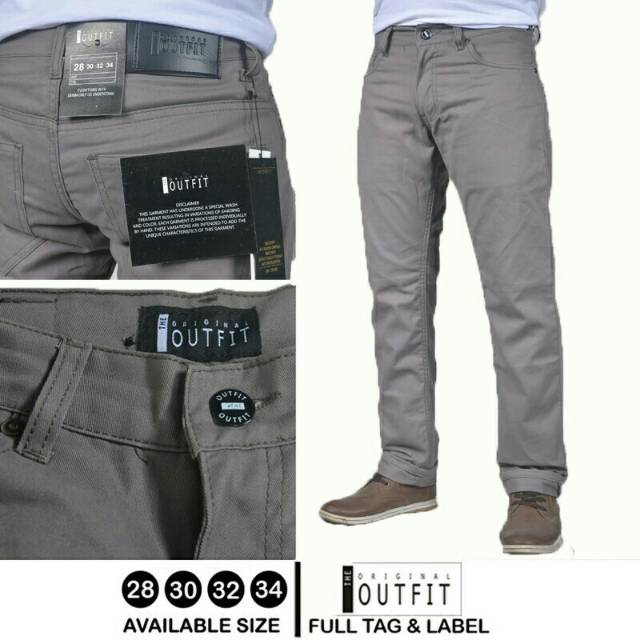 CELANA CHINO PRIA PANJANG THE Original Outfit Murah Terbaru