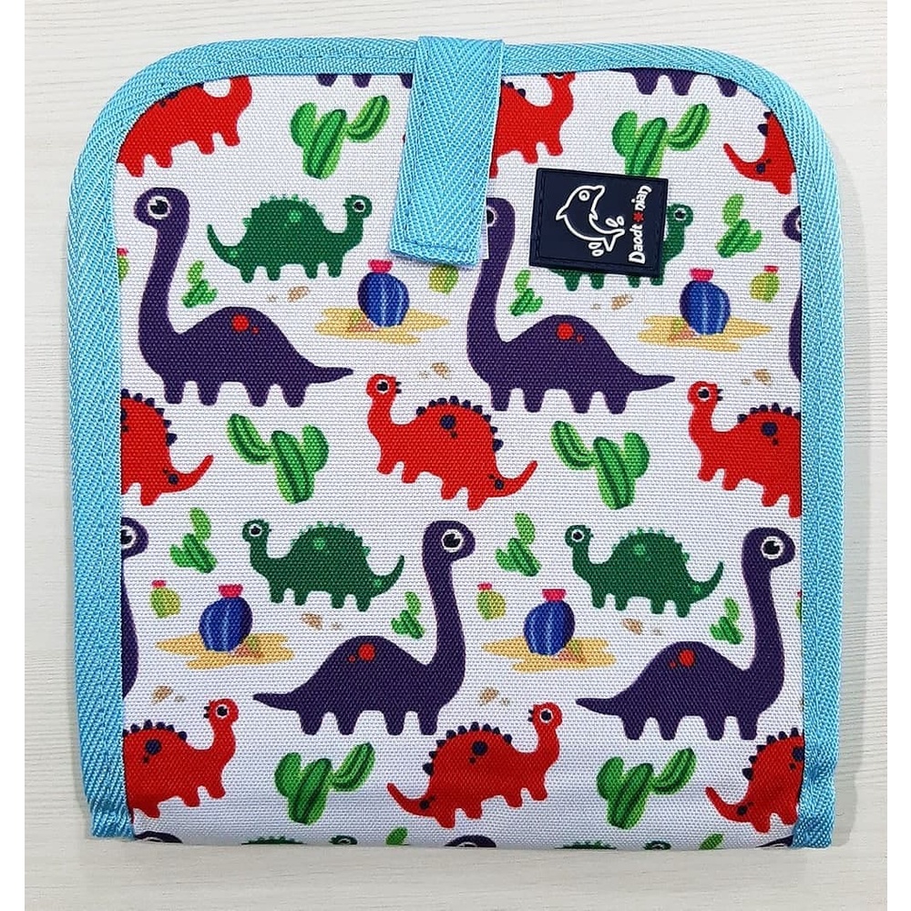 BUKU GAMBAR PORTABLE AJAIB BISA DIHAPUS 6 HALAMAN 3 PEN 1 PENGHAPUS-BIRU DINO LITE