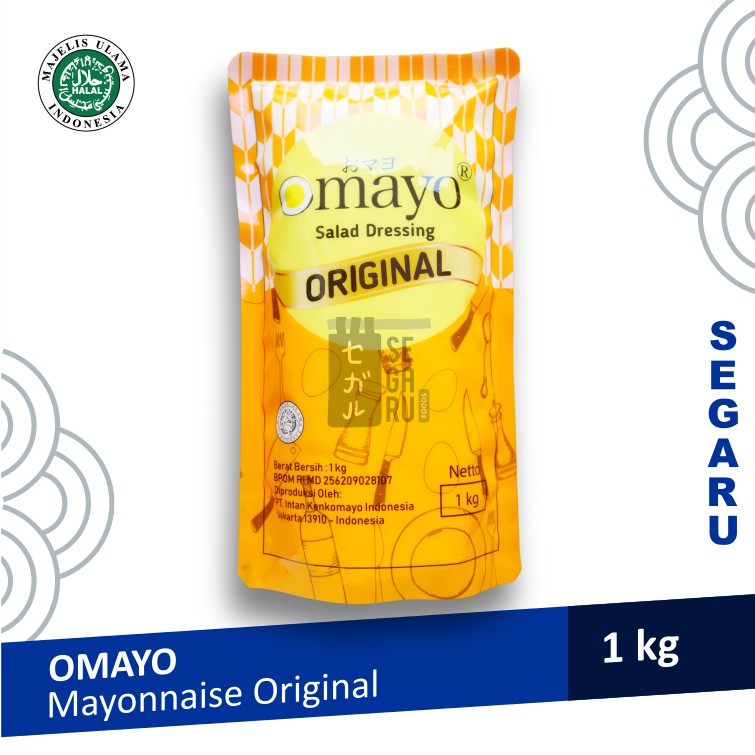 Mayonaise Mayo Salad Dressing Omayo Original 1kg