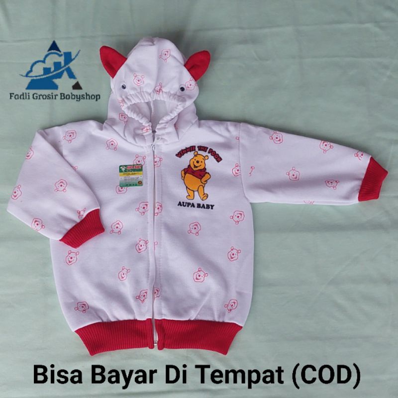 Jaket Bayi Motif Winnie The Pooh