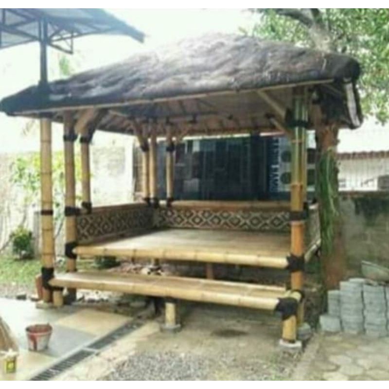 SAUNG BAMBU/SAUNG GAZEBO/MUSHOLA SAUNG BAMBU