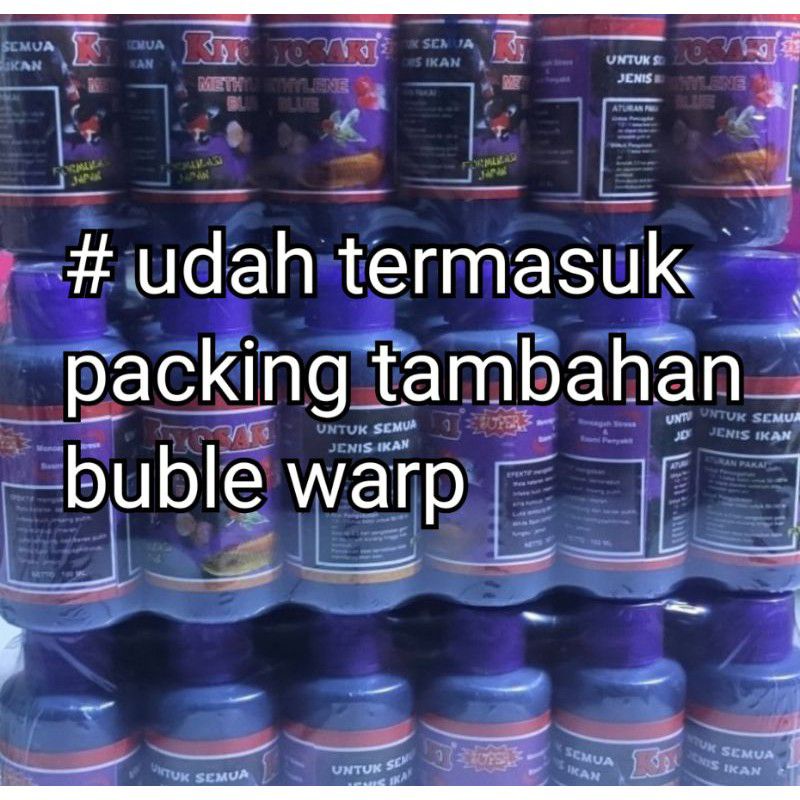 Methylene Blue methyl blue obat biru ikan untuk semua jenis ikan 100ml