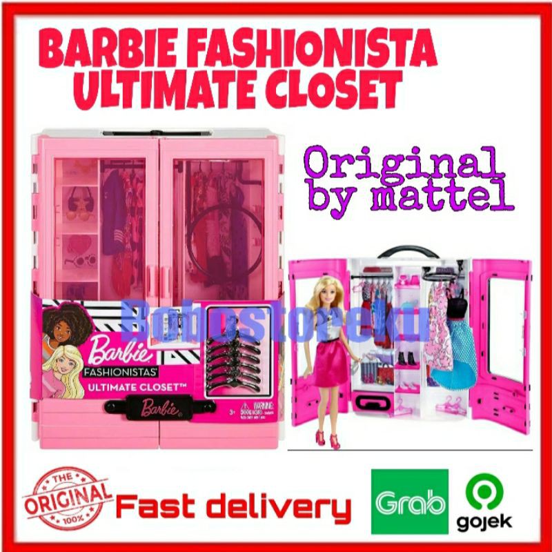 Jual BARBIE FASHIONISTA ULTIMATE CLOSET - LEMARI PAKAIAN BARBIE ...