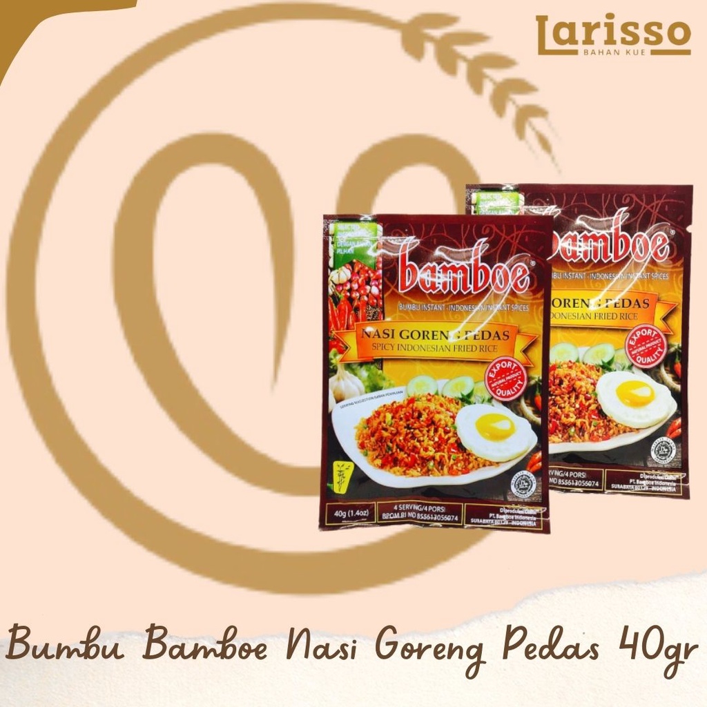 

BUMBU BAMBOE NUSANTARA NASI GORENG PEDAS 40GR