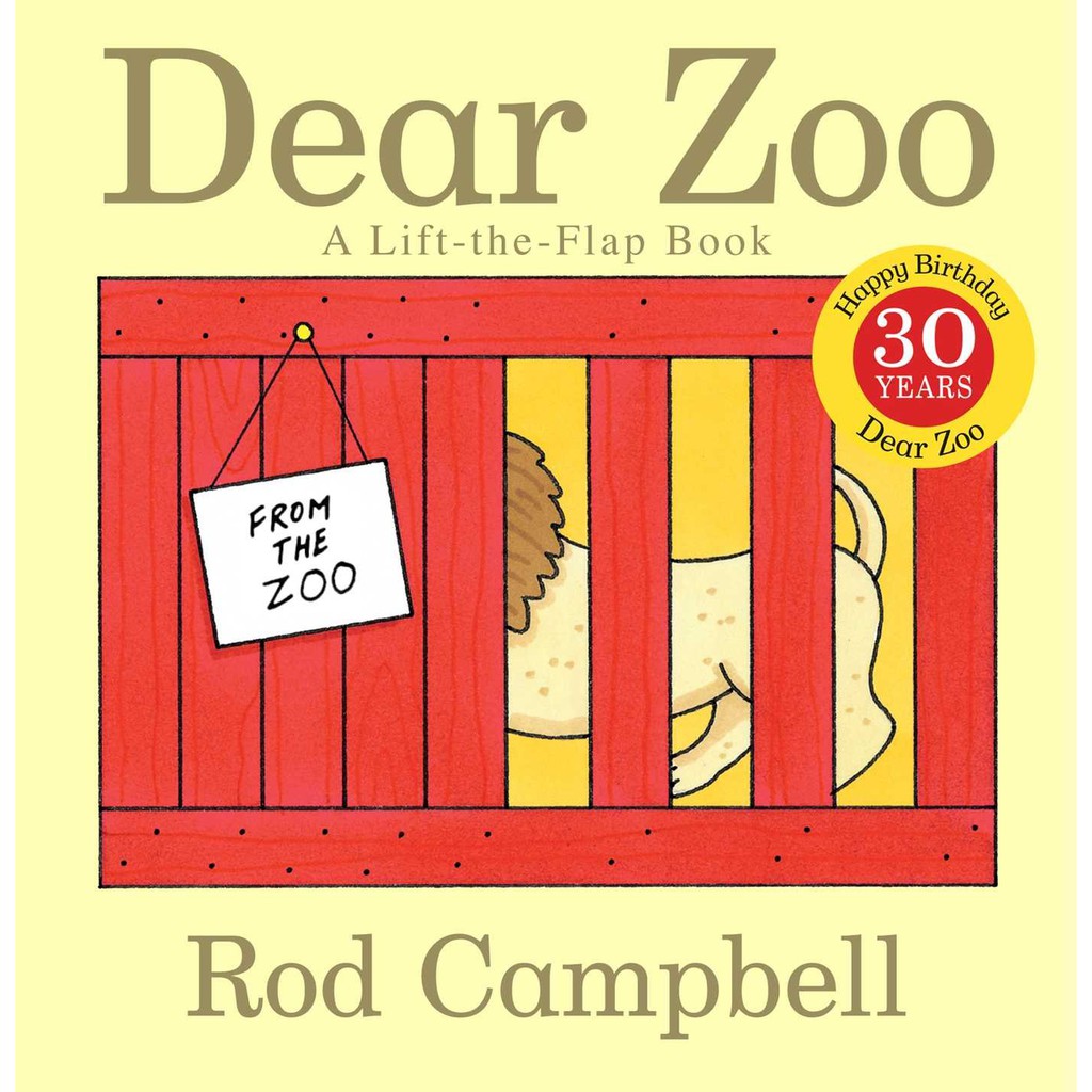 DEAR ZOO, A-Lift-The-Flap Book, by Rod Campbell
