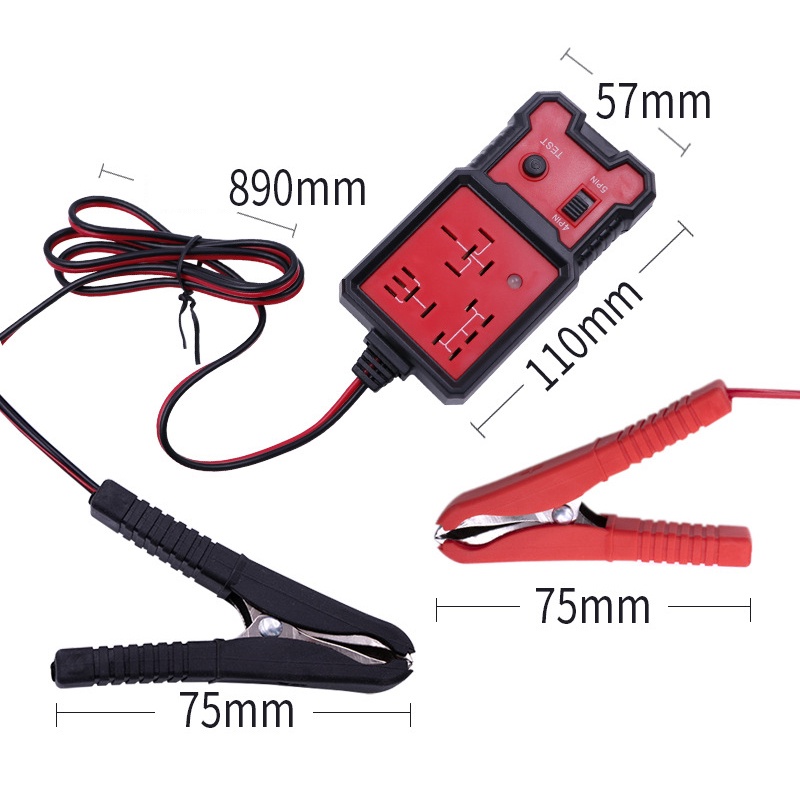 &lt; E2id &amp; &gt; Alat Tester Relay Aki Mobil Universal 12v