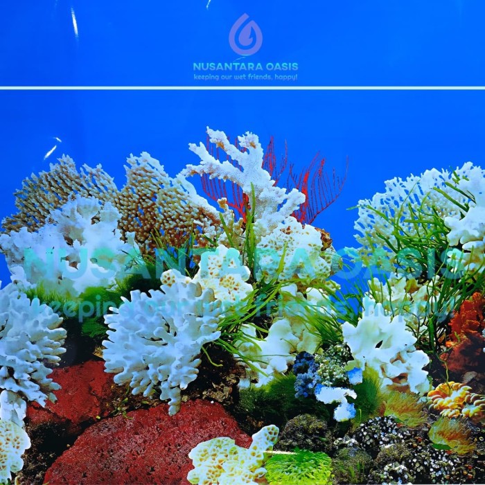 WALLPAPER / BACKGROUND AQUARIUM MOTIF UK. 30 CM (PER 1 METER)