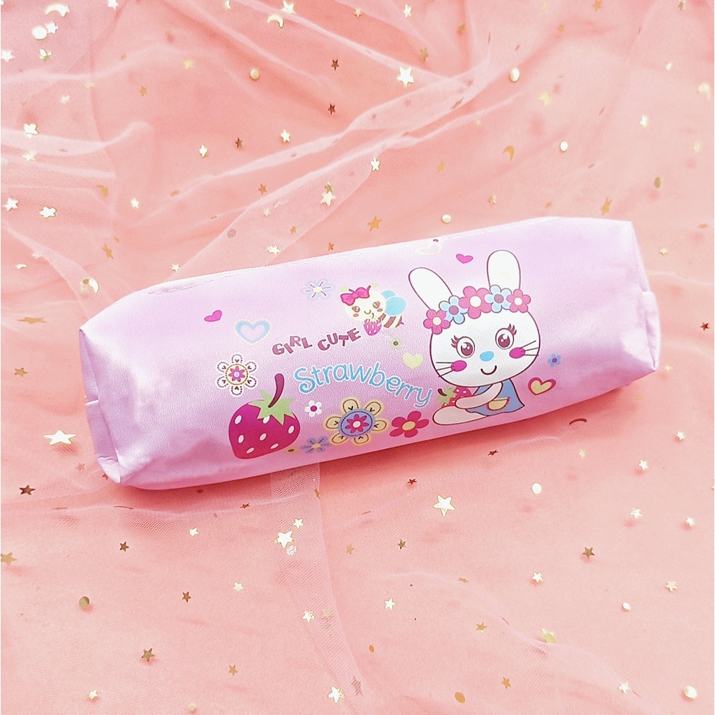 COD KOTAK PENSIL MOTIF LUCU UNIK / TEMPAT PENSIL / KOTAK PULPEN / TEMPAT ALAT TULIS PGS-PINK A