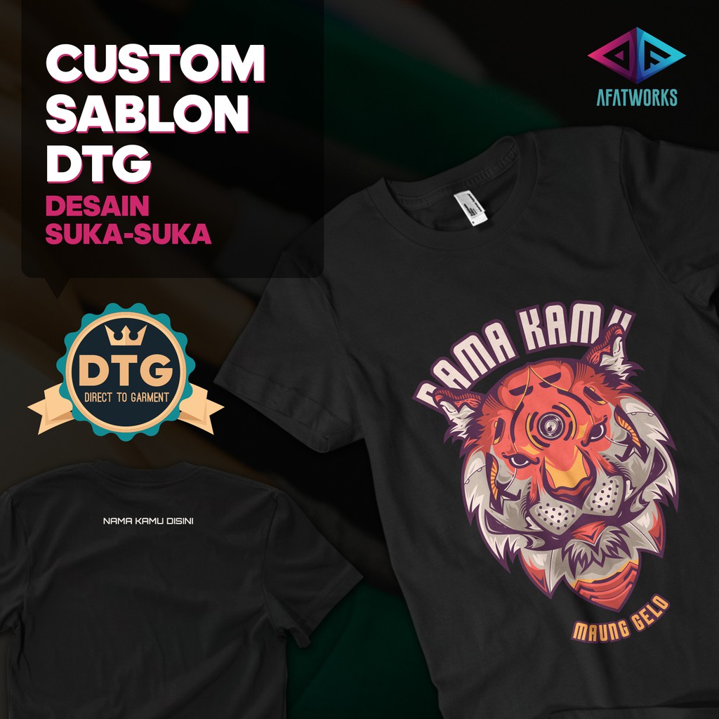 SABLON KAOS DTG CUSTOM