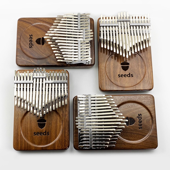 Alat Musik Kalimba Piano Jari 34 Kunci Bahan Kayu Walnut