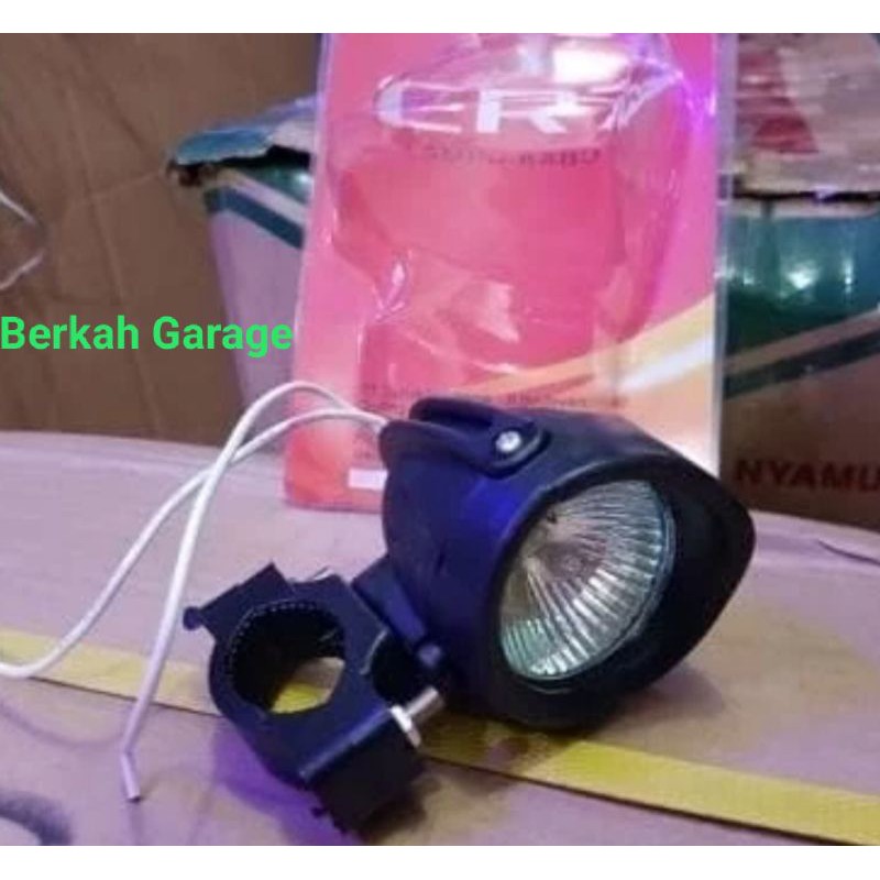 Lampu Tembak Kabut Kodok 35W Plus Breaket Stang