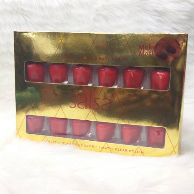 KUTEK SALSA ISI 12 / WARNA MERAH 12.PCS